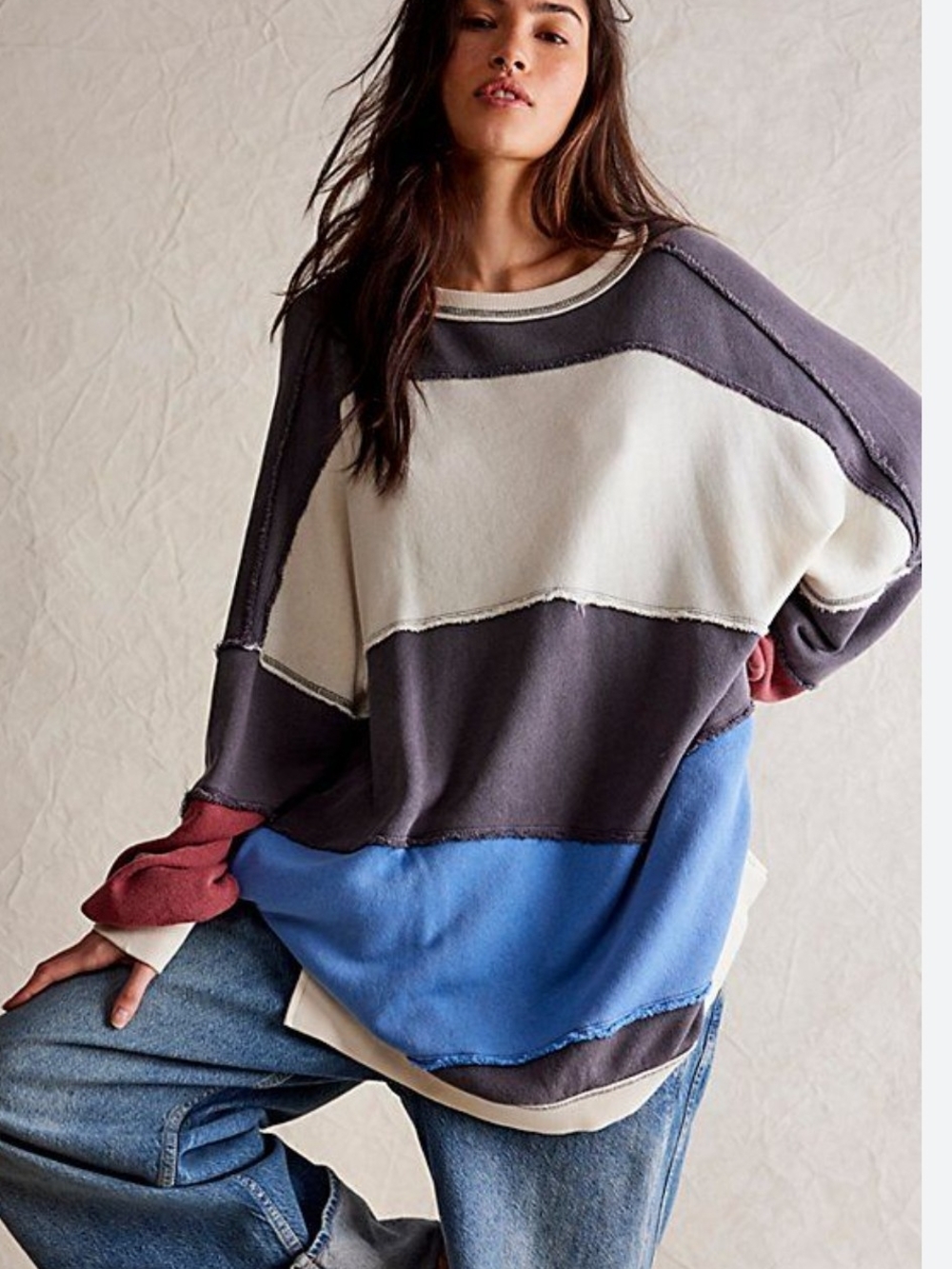 AIME+GO Pullover S OVERSISED NEW